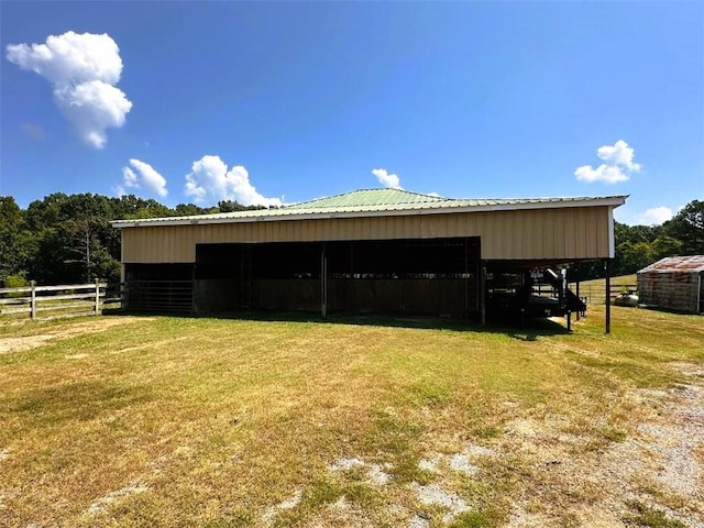 view of stable