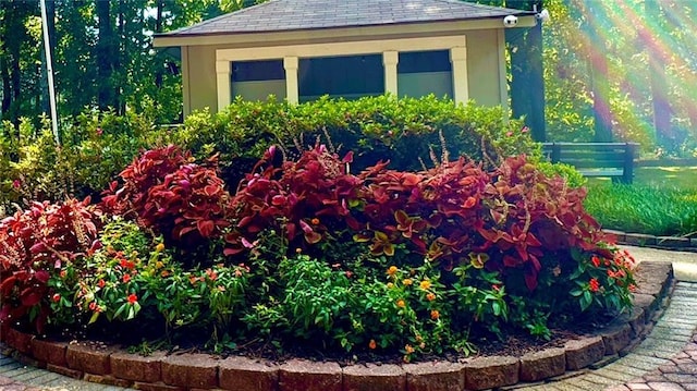 view of outdoor structure