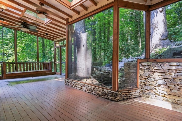 562 Pine Valley Rd SE, Marietta, GA 30067 - wooden deck with a ceiling fan