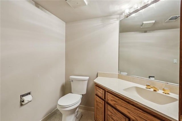 562 Pine Valley Rd SE, Marietta, GA 30067 - half bath with vanity and tile patterned floors