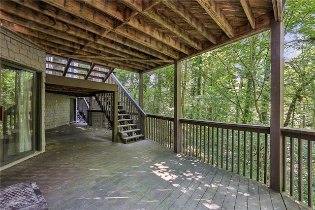 562 Pine Valley Rd SE, Marietta, GA 30067 - wooden deck featuring stairway