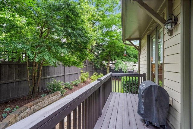 3075 Woodvale Ct, Alpharetta, GA 30022 - wooden deck with a fenced backyard