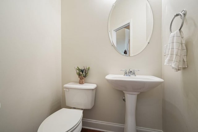 4003 Coachman Ct, Cumming, GA 30040 - half bath featuring toilet and baseboards
