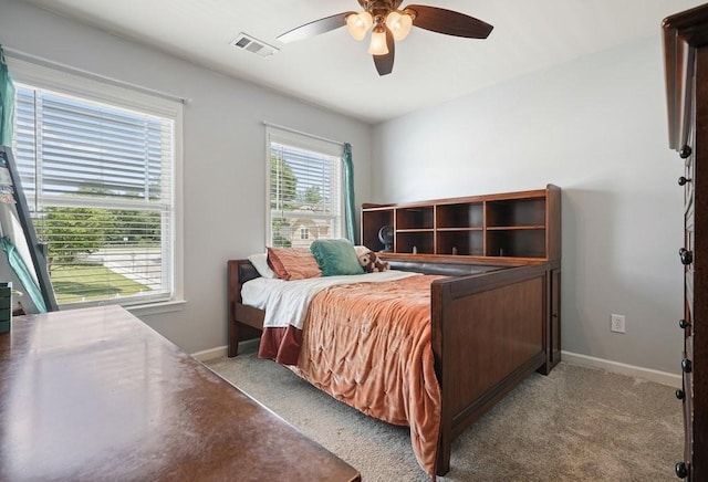 4003 Coachman Ct, Cumming, GA 30040 - carpeted bedroom with baseboards and ceiling fan