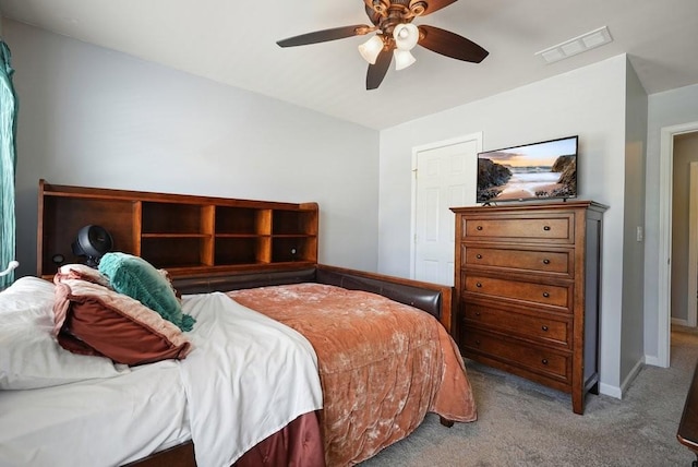 4003 Coachman Ct, Cumming, GA 30040 - carpeted bedroom with ceiling fan and baseboards
