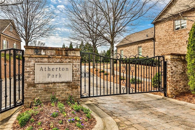 1250 Atherton Park, Roswell, GA 30076 - view of gate