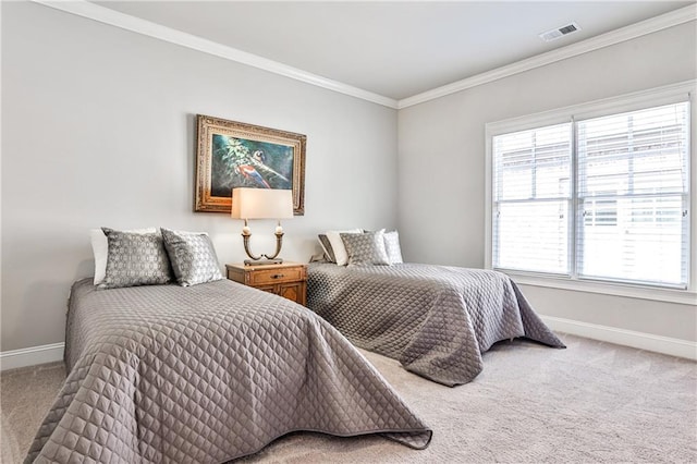 1250 Atherton Park, Roswell, GA 30076 - bedroom with carpet flooring, baseboards, and ornamental molding