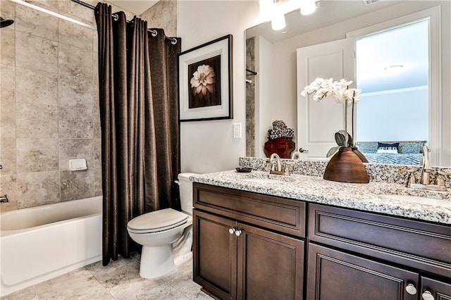 1250 Atherton Park, Roswell, GA 30076 - full bath featuring double vanity, toilet, and shower / tub combo