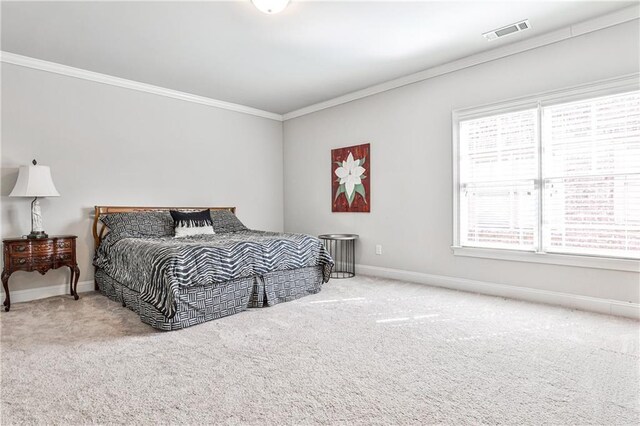 1250 Atherton Park, Roswell, GA 30076 - bedroom featuring crown molding, carpet flooring, and baseboards