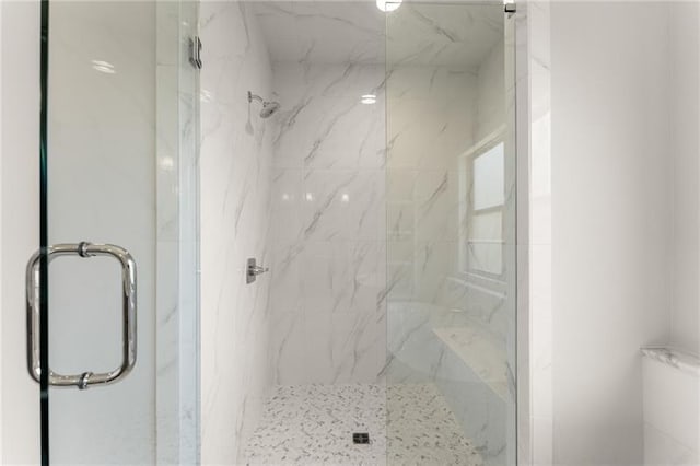 4860 Grandview Ct, Flowery Branch, GA 30542 - full bathroom with a marble finish shower