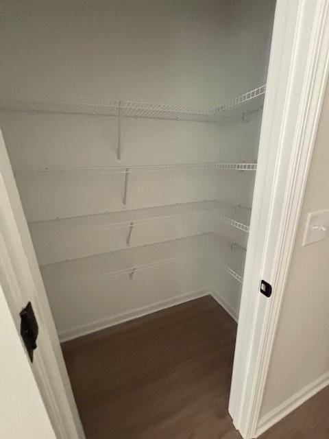 view of pantry