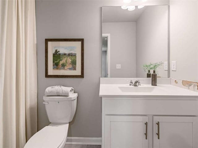 5615 Hislop Ln Unit 82, Mableton, GA 30126 - full bathroom featuring vanity, toilet, and baseboards