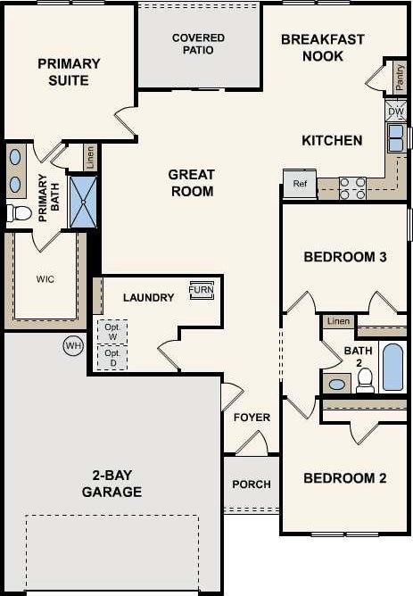 152 Pinehurst Ct, Dublin, GA 31021 - view of property floor plan
