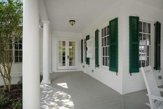 view of patio / terrace featuring covered porch