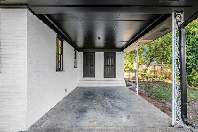 1207 Ellington Dr, Morrow, GA 30260 - view of patio with a carport