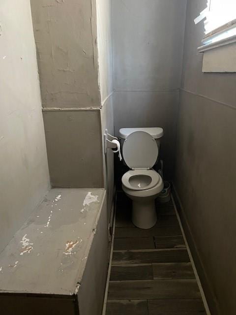 bathroom featuring toilet