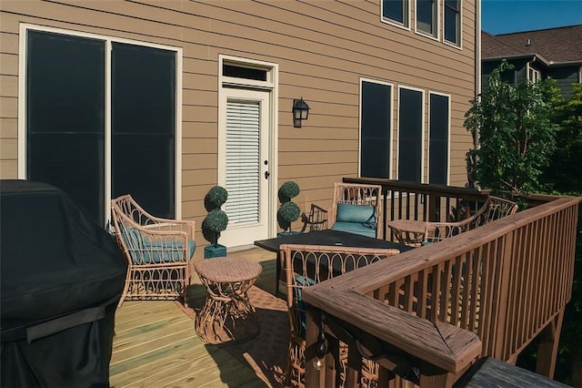 730 Midway Ave, Canton, GA 30114 - view of wooden deck