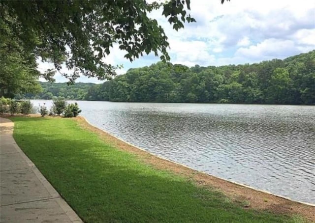 215 Truehedge Trce, Roswell, GA 30076 - water view featuring a forest
