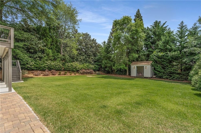 4823 Layfield Dr, Dunwoody, GA 30338 - view of grassy yard featuring stairway