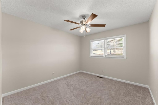 1292 Fernside Dr, Toccoa, GA 30577 - carpeted empty room with a ceiling fan, baseboards, and a textured ceiling