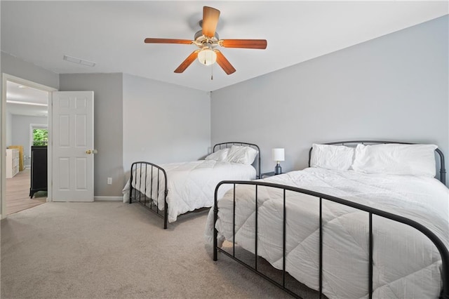 4092 Duran Ln, Auburn, GA 30011 - bedroom featuring carpet floors and ceiling fan