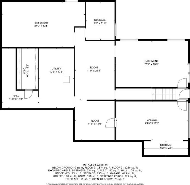 312 Crabapple Springs Way, Woodstock, GA 30188 - floor plan / room layout
