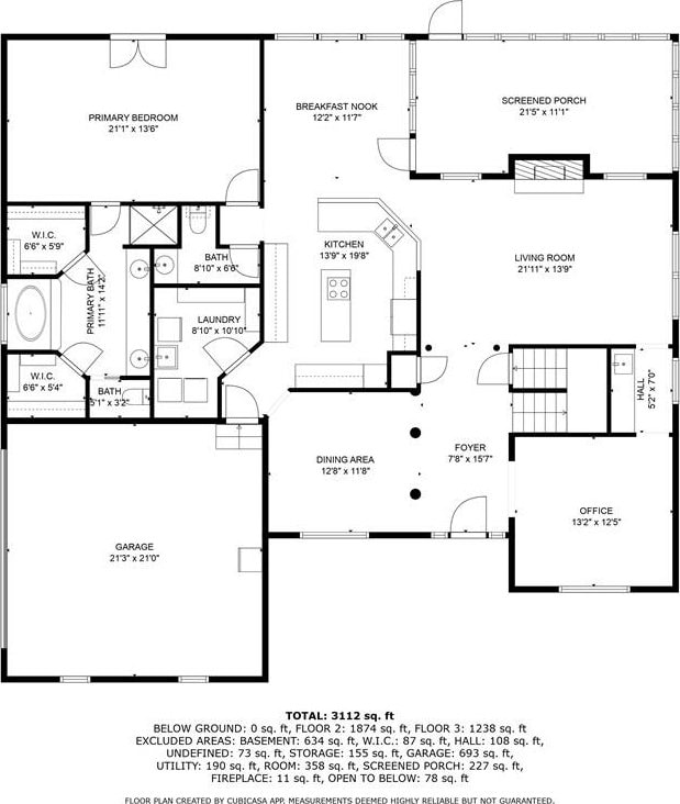312 Crabapple Springs Way, Woodstock, GA 30188 - home floor plan