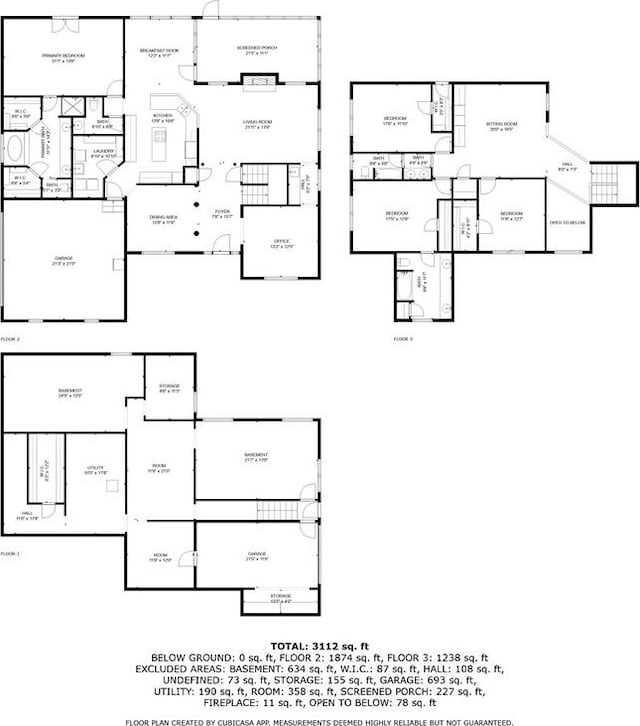312 Crabapple Springs Way, Woodstock, GA 30188 - room layout