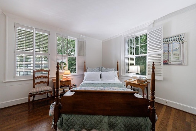 2260 Peachtree Rd NW Unit B4, Atlanta, GA 30309 - bedroom featuring multiple windows, wood finished floors, and crown molding