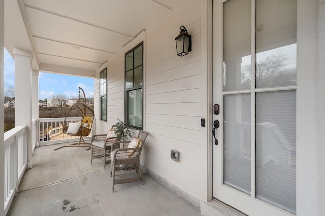 view of patio / terrace featuring a porch