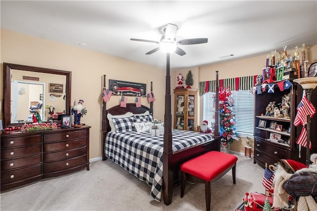 261 Double Springs Rd SW, Monroe, GA 30656 - carpeted bedroom featuring a ceiling fan and baseboards