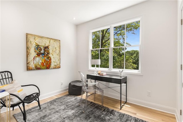 1327 Harvard Rd NE, Atlanta, GA 30306 - home office featuring wood finished floors and baseboards