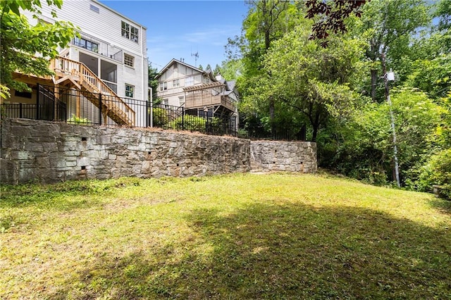 1327 Harvard Rd NE, Atlanta, GA 30306 - view of green lawn with stairway
