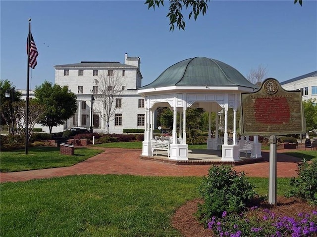 176 Railroad St, Canton, GA 30114 - view of community with a gazebo and a lawn