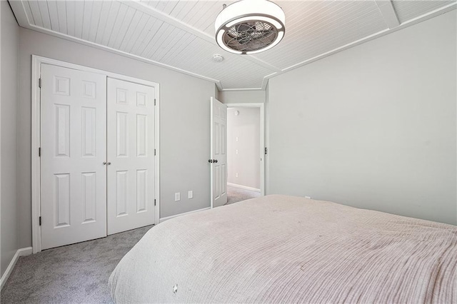 119 Ashley Way, Jefferson, GA 30549 - bedroom featuring carpet flooring, a closet, and baseboards