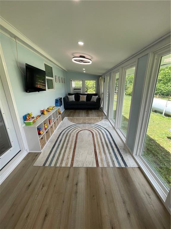 433 Spring Place Reseca Rd, Resaca, GA 30735 - sunroom / solarium with lofted ceiling, wood finished floors, and healthy amount of natural light