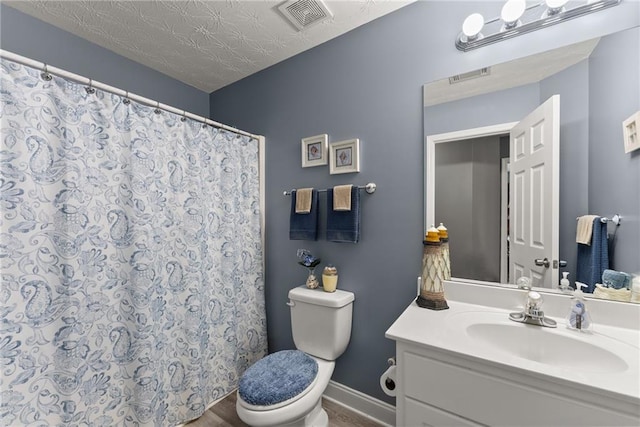 27 Kendall Creek Dr, Jefferson, GA 30549 - full bathroom with vanity, curtained shower, and wood finished floors