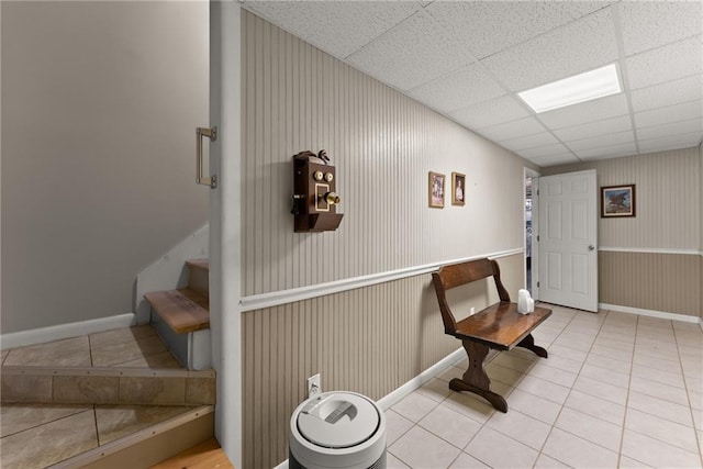 27 Kendall Creek Dr, Jefferson, GA 30549 - unfurnished room with tile patterned flooring and stairway