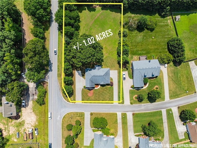 27 Kendall Creek Dr, Jefferson, GA 30549 - aerial view of property and surrounding area featuring property parcel outlined