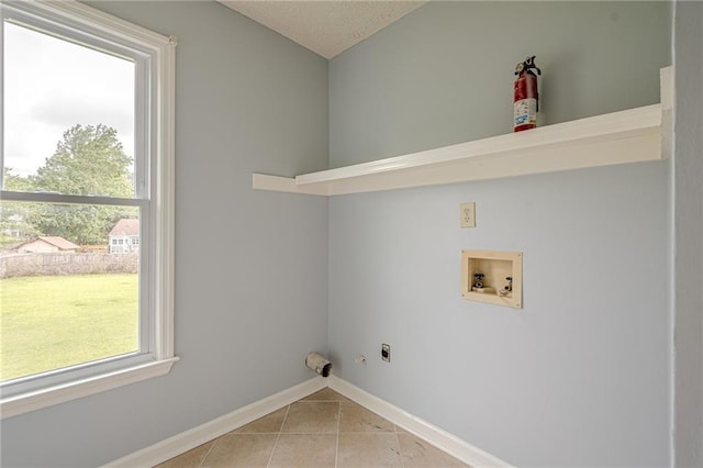 2794 Craig Ct, Marietta, GA 30062 - laundry area featuring hookup for a washing machine, hookup for an electric dryer, healthy amount of natural light, and light tile patterned floors