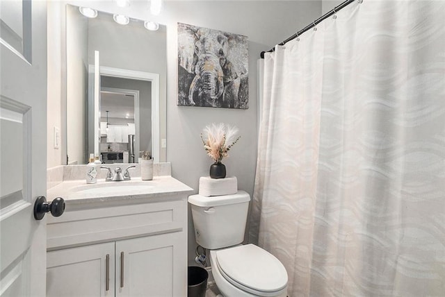 2320 Ridge View Dr, Loganville, GA 30052 - full bathroom with vanity and toilet