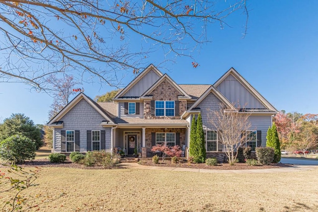 craftsman-style house with a porch