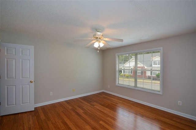 150 Old Mill Rd Unit 115, Cartersville, GA 30120 - empty room featuring wood finished floors and a ceiling fan