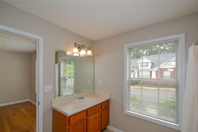 150 Old Mill Rd Unit 115, Cartersville, GA 30120 - bathroom featuring vanity and wood finished floors