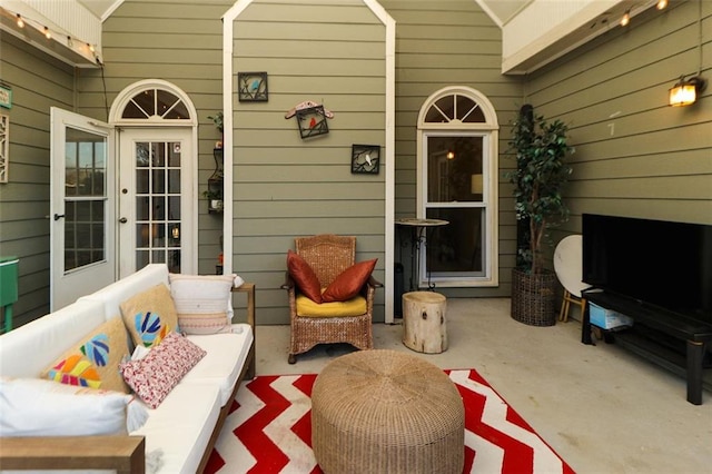 view of patio / terrace featuring outdoor lounge area