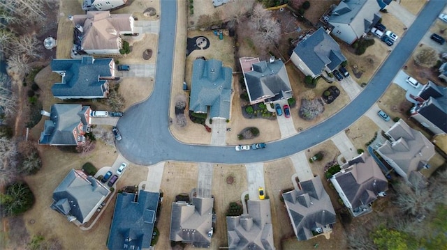 aerial view featuring a residential view