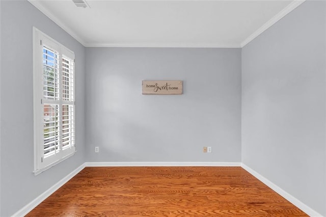947 Summer Forest Dr, Suwanee, GA 30024 - empty room with crown molding, wood finished floors, and baseboards