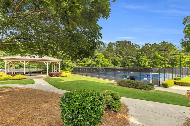 947 Summer Forest Dr, Suwanee, GA 30024 - view of property's community with a tennis court and a gazebo