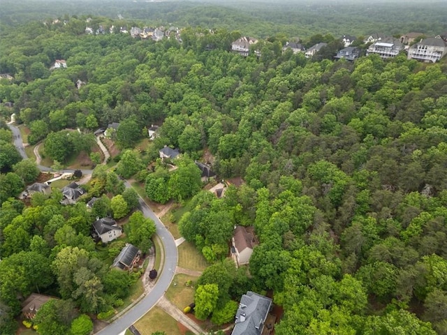 4515 N Slope Cir, Marietta, GA 30066 - birds eye view of property with a wooded view