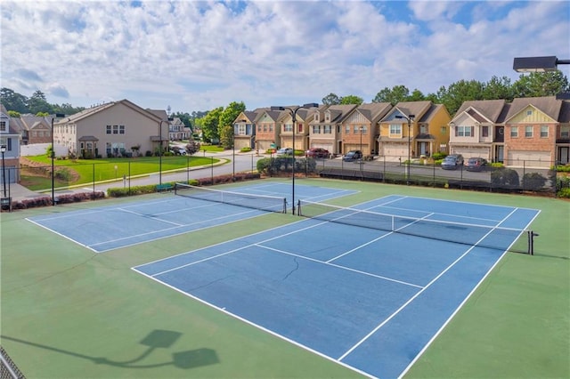 2677 Sardis Chase Ct, Buford, GA 30519 - view of tennis court with a residential view and community basketball court